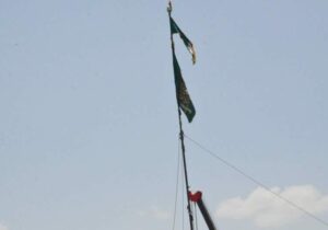 آیین علم بندی مراغه نماد برافراشته شدن پرچم اسلام در کربلا