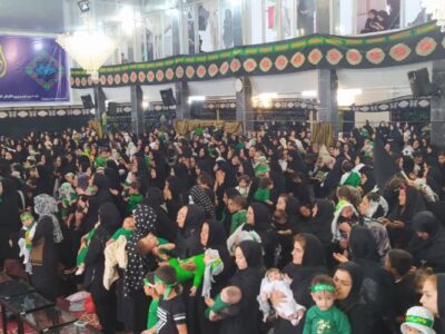 برگزاری مراسم شیرخوارگان حسینی در مراغه