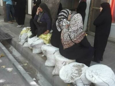 ادامه سریال  نان و صف های طولانی در مراغه