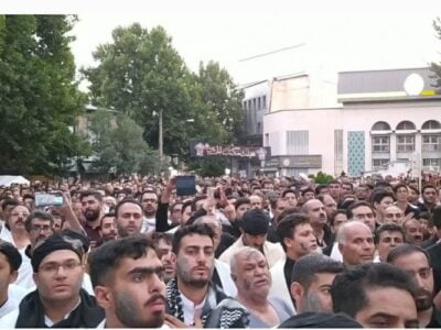 برگزاری آیین عزاداری ٫٫ الله الله حسین وینه٫٫ در مراغه