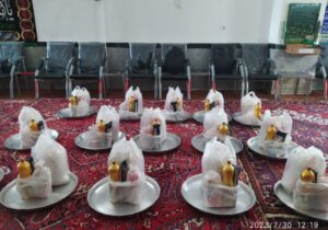 توزیع کمک های مومنانه  در ماه محرم