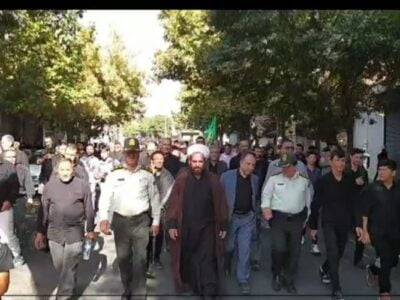 پیاده‌روی «از حرم تا حرم» در مراغه برگزار شد.