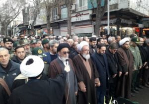 تشییع پیکر ابوالشهدا حضرت آیت الله ارومیان در مراغه