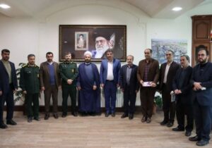 حضور فرمانده سپاه مراغه در شهرداری