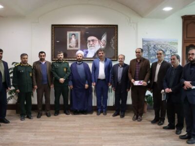 حضور فرمانده سپاه مراغه در شهرداری