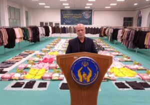 توزیع بسته‌های معیشتی و پوشاک در مراغه