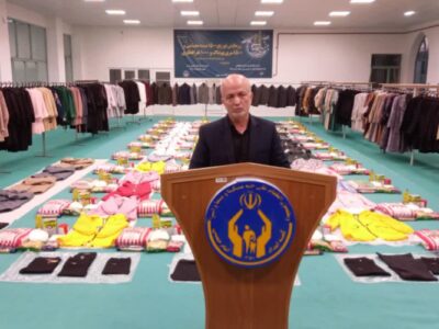 توزیع بستههای معیشتی و پوشاک در مراغه