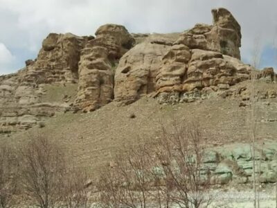 تور بازید از قلعه باستانی گویجه قلعه مراغه