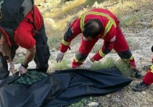 جان باختن یک طبیعت گرد در دامنه کوه سهند