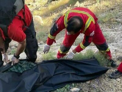 جان باختن یک طبیعت گرد در دامنه کوه سهند