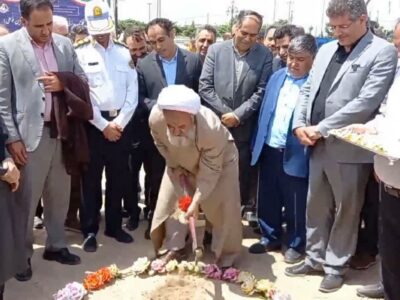 کلنگ زنی بزرگراه پژوهش در مراغه