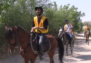 برگزاری مسابقه سوارکاری استقامت شمال غرب در مراغه