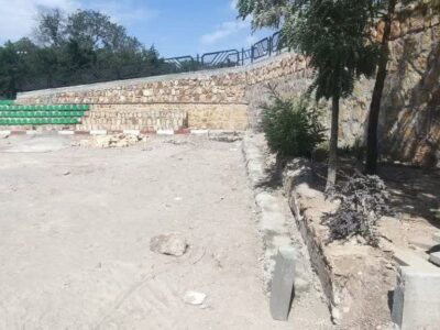 📌 آغاز عملیات بهسازی پیست والیبال ساحلی بوستان یادگاران مراغه