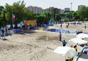 برگزاری مسابقات والیبال ساحلی کاپ آزاد کشور در مراغه