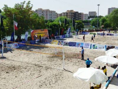 برگزاری مسابقات والیبال ساحلی کاپ آزاد کشور در مراغه