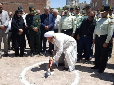 💠مراسم کلنگ زنی پروژه خانه های سازمانی و ساختمان جدید ستاد فرماندهی انتظامی مراغه