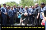 کلنگ مجتمع آموزشی فرهنگی خیرساز  در روستای شلیلوند مراغه به زمین زده شد
