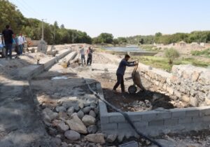 ادامه اجرای فعالیت های عمرانی شهرداری مراغه در پروژه مسیر سلامت