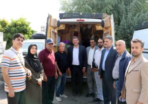 حضور گردشگران کمپر سوار دوستان صمیمی در مراغه