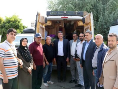 حضور گردشگران کمپر سوار دوستان صمیمی در مراغه