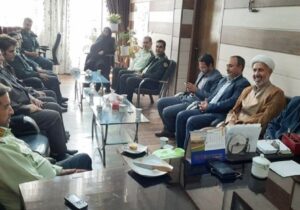 قدر دانی از پدران معنوی در فرمانده انتظامی مراغه با طعم کیک