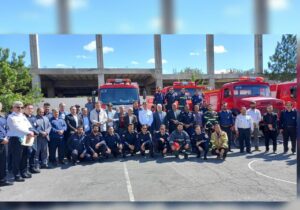 تجهیز اتش نشانی مراغه به امکانات اطفای حریق درساختمان های ۱۰ طبقه