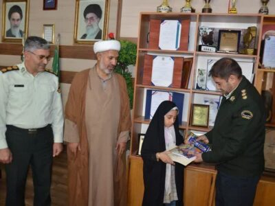 فرزند شهید والامقام فراجا، مهمان پلیس مراغه