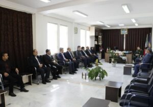 دیدار شهردار مراغه و اعضای شورای اسلامی شهر با فرمانده سپاه ناحیه مراغه