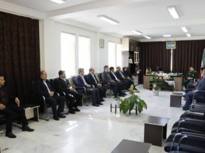 دیدار شهردار مراغه و اعضای شورای اسلامی شهر با فرمانده سپاه ناحیه مراغه