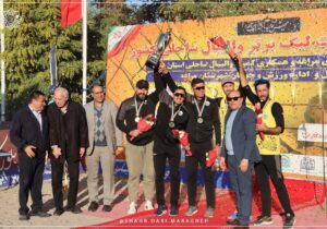 برتری تیم سنگ آهن بافق در هفته دوم لیگ برتر والیبال ساحلی