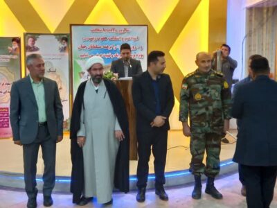 تجلیل از از کادر بهداشت و درمان و زوج های جوان گروه ۱۱ توپخانه نزاجا در مراغه