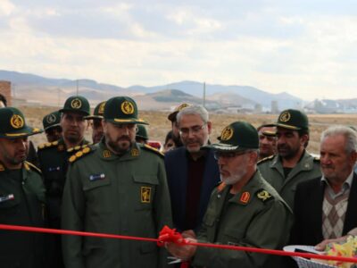 افتتاح ۱۰ طرح عمرانی سپاه در مراغه