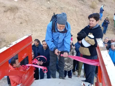 افتتاح پل کوه‌نوری، صعود به کوه زرنج در مراغه