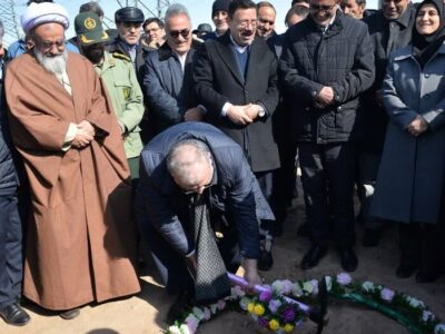 کلنگزنی بزرگراه ۶۰ متری شهید «مالک رحمتی» در مراغه