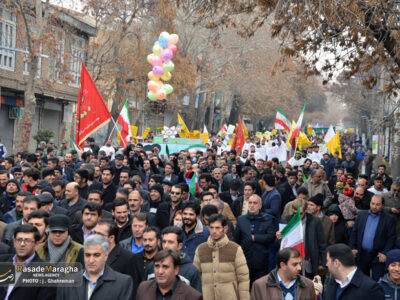 دعوت به حضور پر شور امت شریف مراغه در راهپیمایی یوم الله  ۲۲بهمن