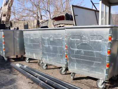 نوسازی باکس‌های زباله و جاگذاری مخازن جدید در سطح شهر