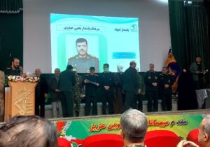 فرمانده سپاه مراغه به عنوان پاسدار نمونه استان معرفی شد