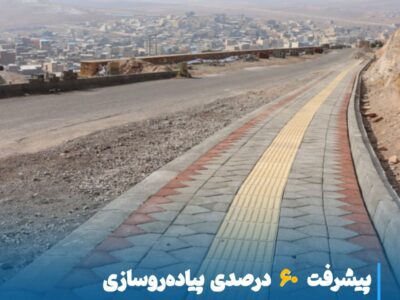 پیشرفت ۶۰ درصدی پیاده‌روسازی راه دسترسی رصدخانه تاریخی مراغه