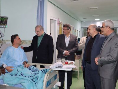 عیادت مسئولین مراغه از بیماران و قدردانی از کادر درمان