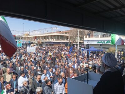 تجدیدبیعت دهها هزار نفر با آرمان‌های ضداستکباری امام خمینی (ره) در مراغه