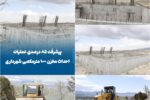 پیشرفت ۸۵ درصدی عملیات احداث مخزن ۱۰۰۰ مترمکعبی شهرداری