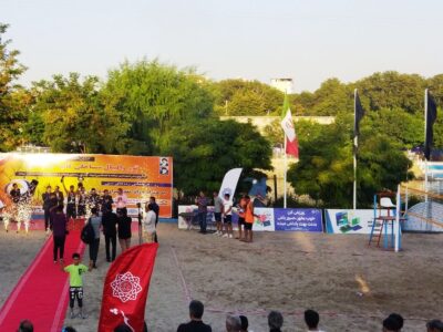 نایب قهرمانی مراغه در مسابقات والیبال ساحلی کاپ آزاد کشور