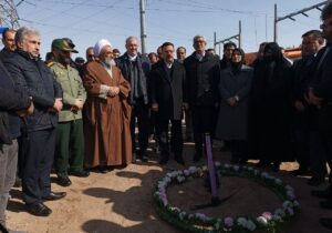 کلنگ‌زنی بزرگراه شهید مالک رحمتی در مراغه