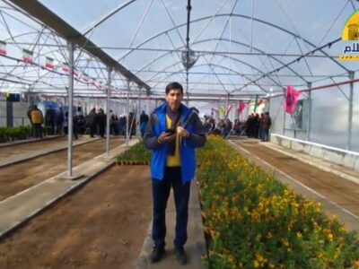 افتتاح گلخانه تمام مکانیزه شهرداری مراغه
