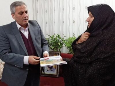 دیدار سرپرست بنیاد شهید آذربایجان‌شرقی با ۴ خانوادۀ شهید و ایثارگر در مراغه