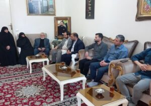 💢 دیدار اعضای بسیج دانشجویی دانشگاه‌های آذربایجان شرقی با والدین شهید رحمتی