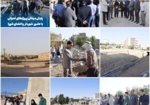 پایش میدانی پروژه‌های عمرانی مراغه با حضور شهردار و اعضای شورا