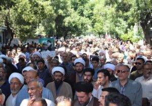 برگزاری راهپیمایی “جمعه نصر و خشم “در مراغه