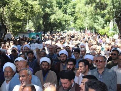 برگزاری راهپیمایی “جمعه نصر و خشم “در مراغه