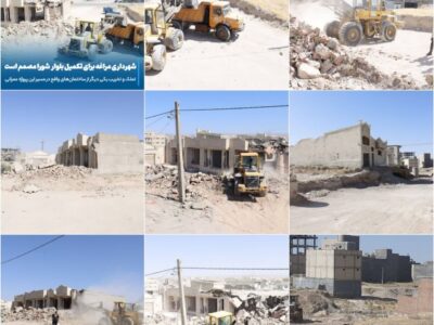 تملک و مسیرگشایی کامل پروژه بلوار شورا